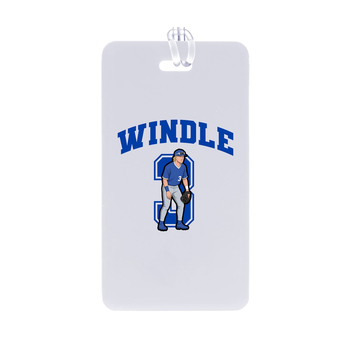 Bag Tag — Number in Classic