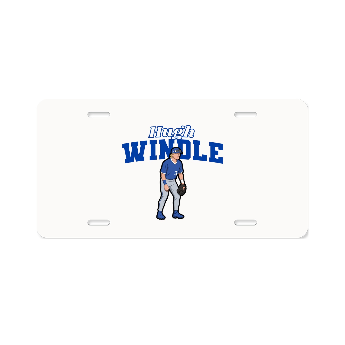 License Plate — Name Arch in Classic