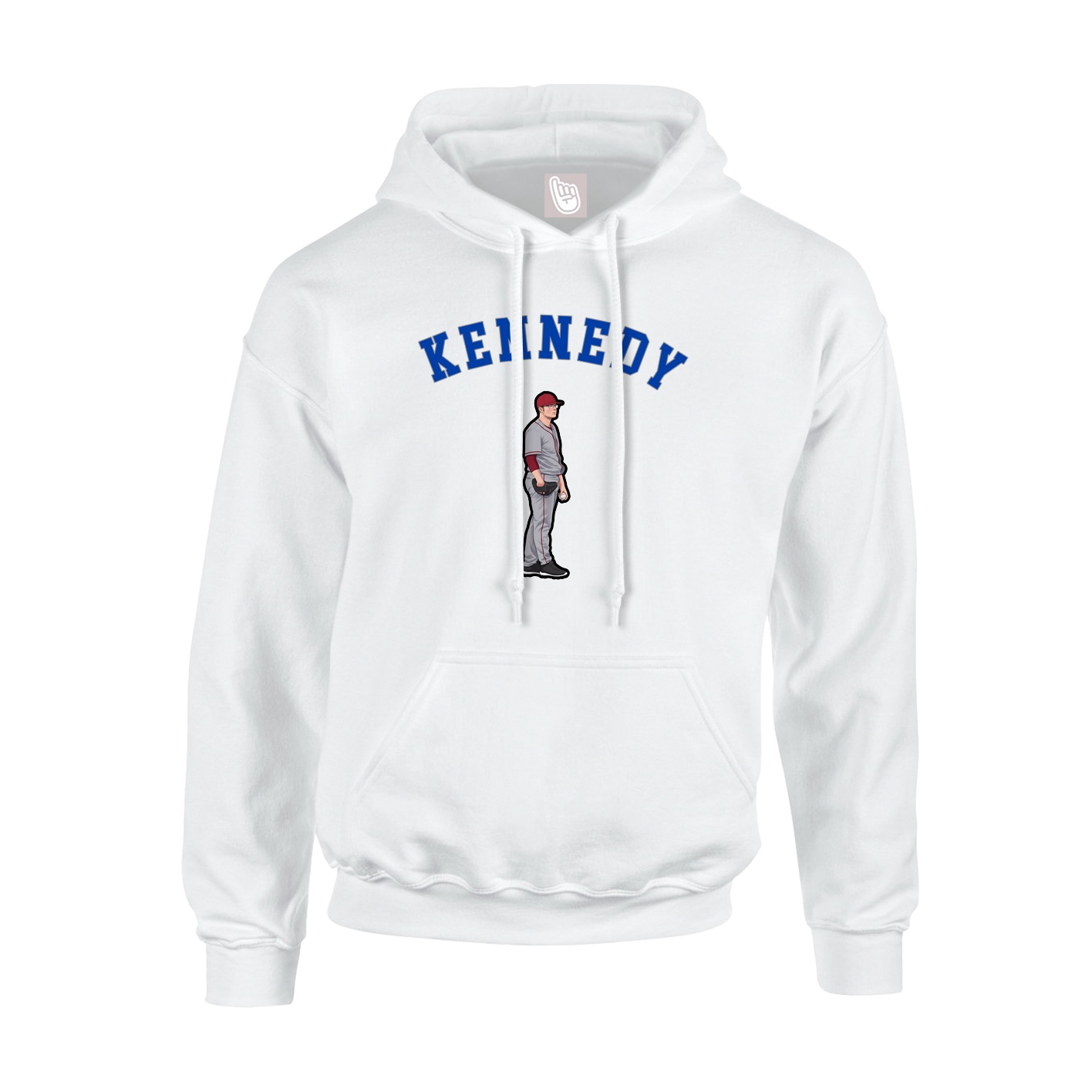Hoodie — Shirsey Arch in White