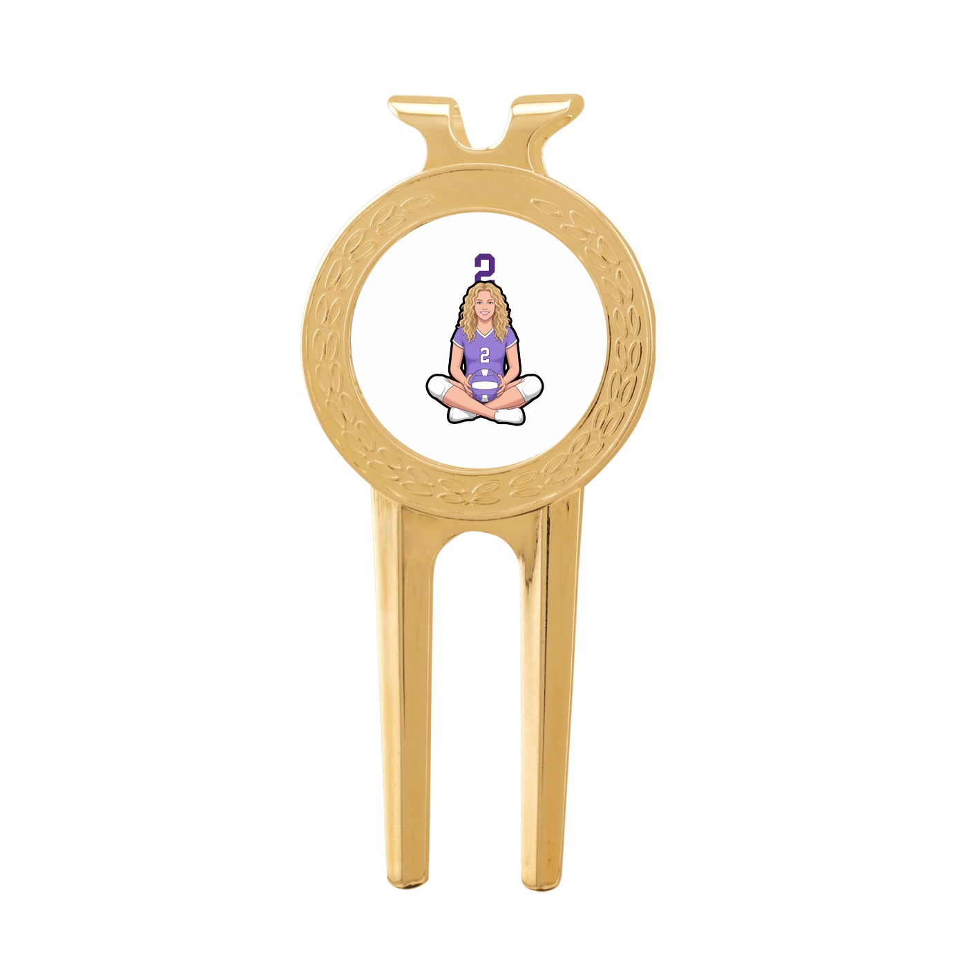 Divot Tool with Ball Marker — Number Top in Classic