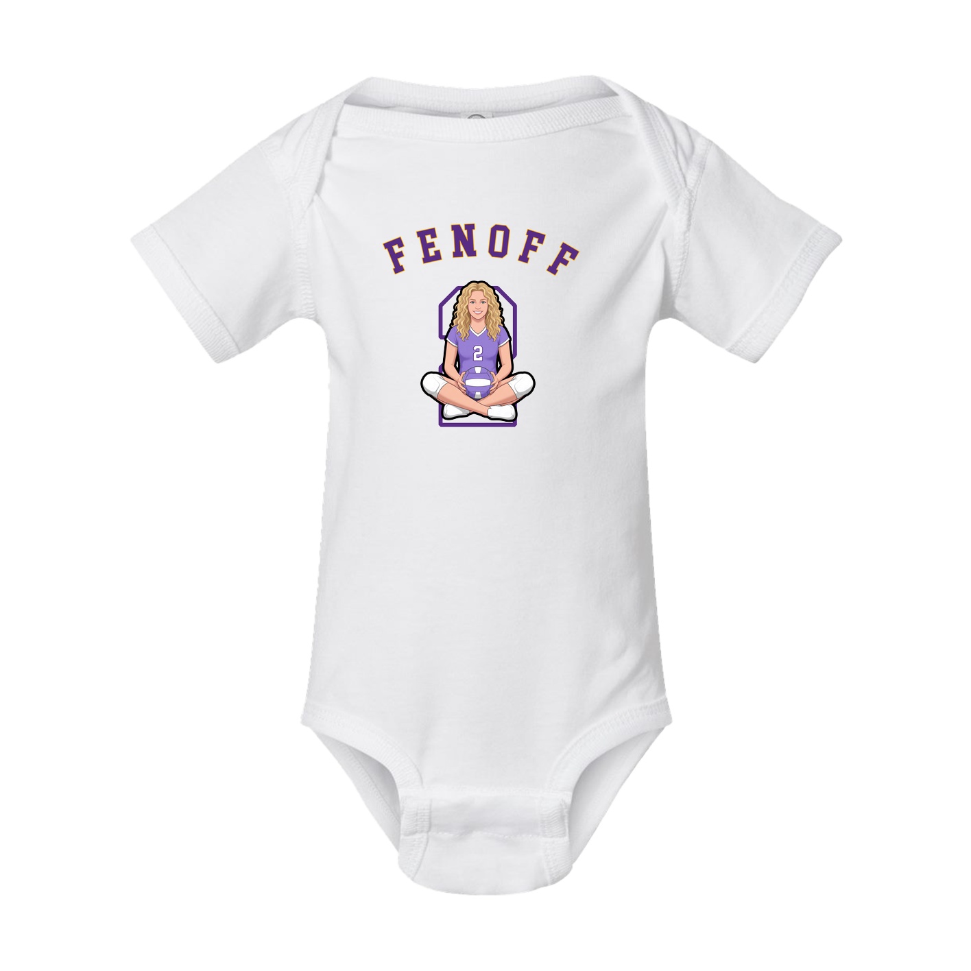 Baby Onesie — Shirsey Arch in White