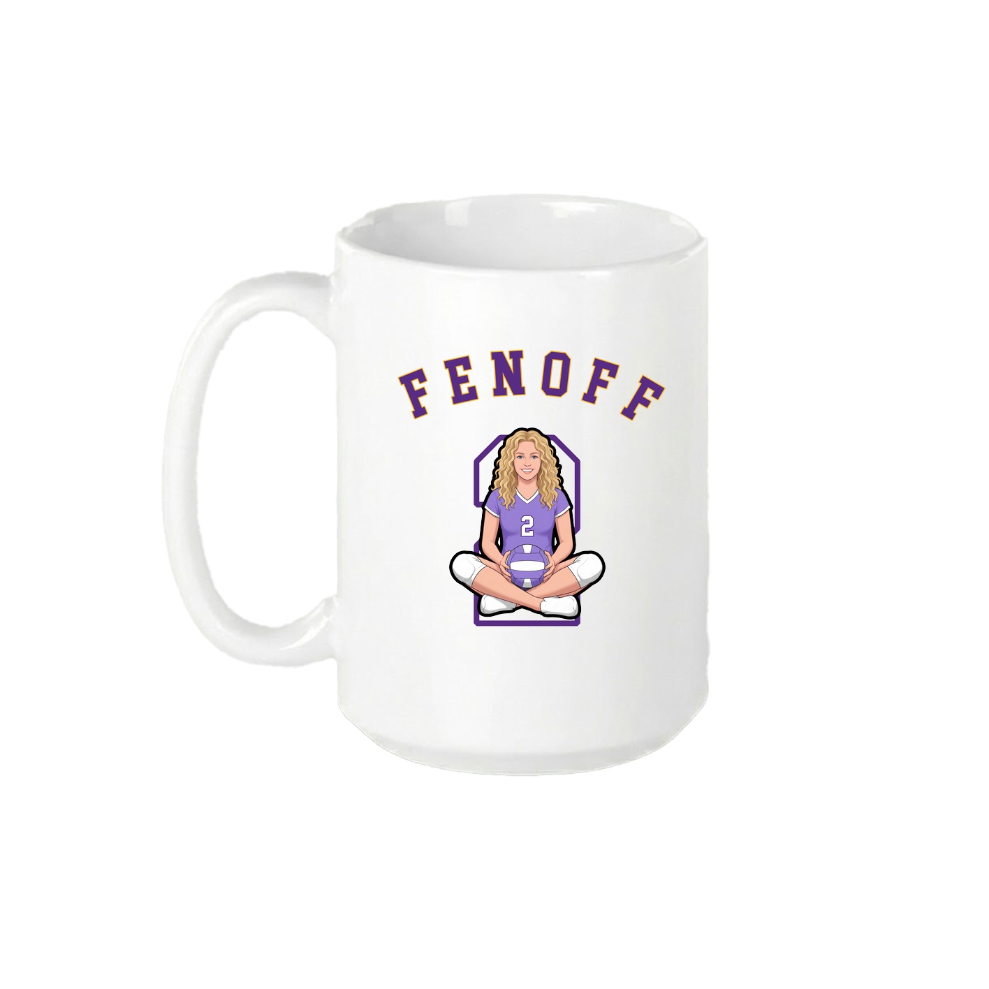 15oz Coffee Mug — Shirsey Arch in White