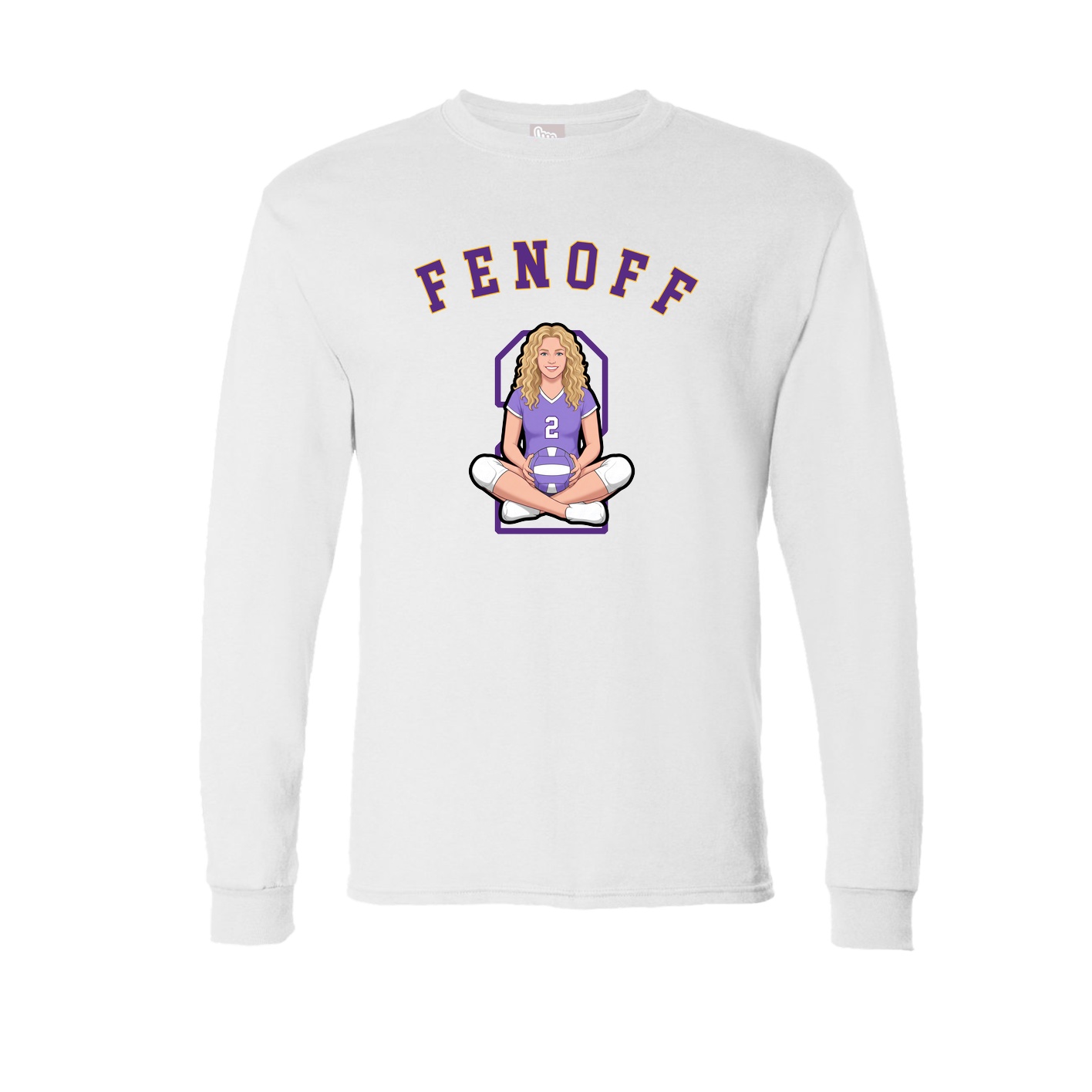 Long Sleeve Tee — Shirsey Arch in White