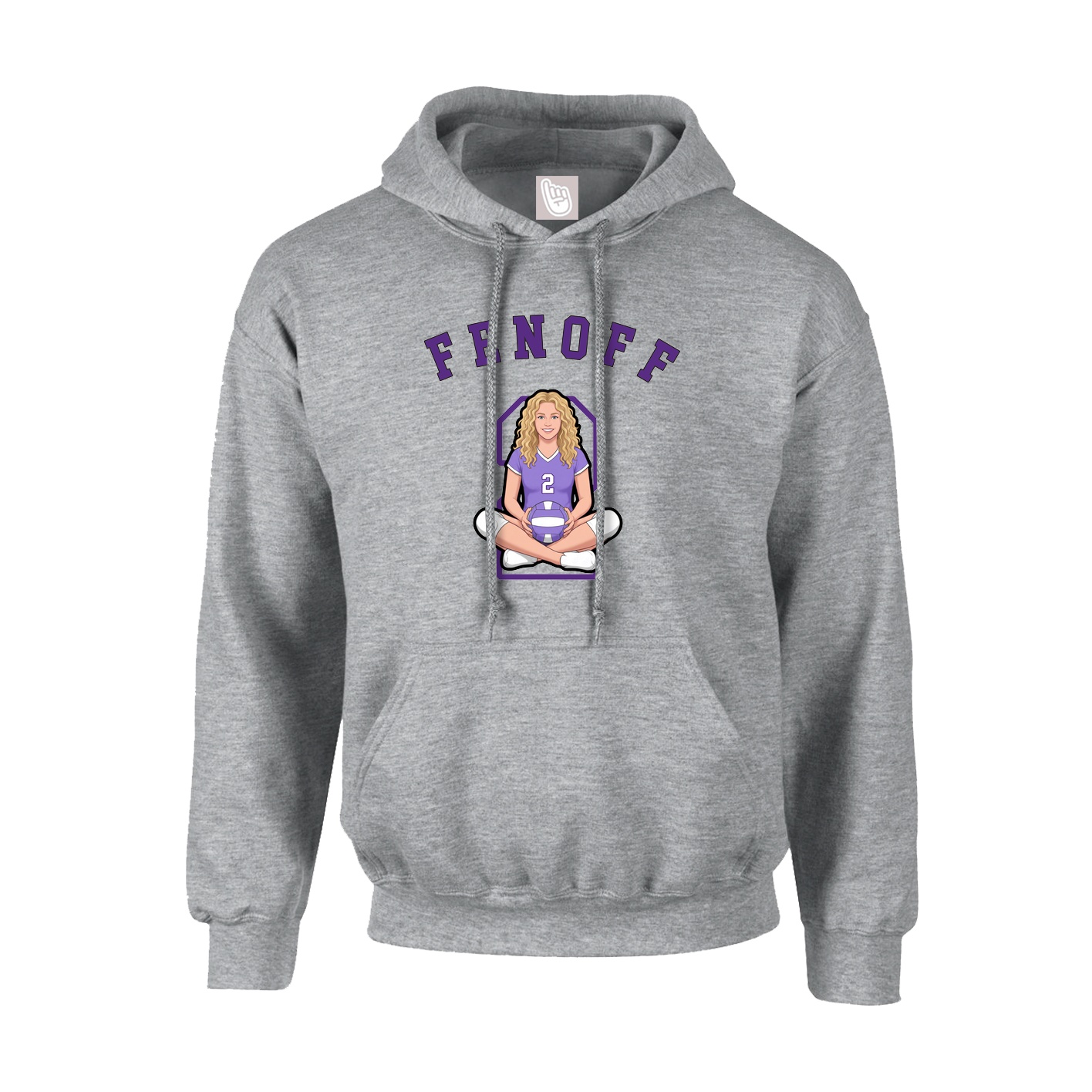 Youth Hoodie — Shirsey Arch in Grey