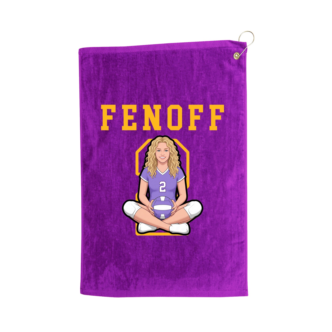Golf Towel — Shirsey in Purple