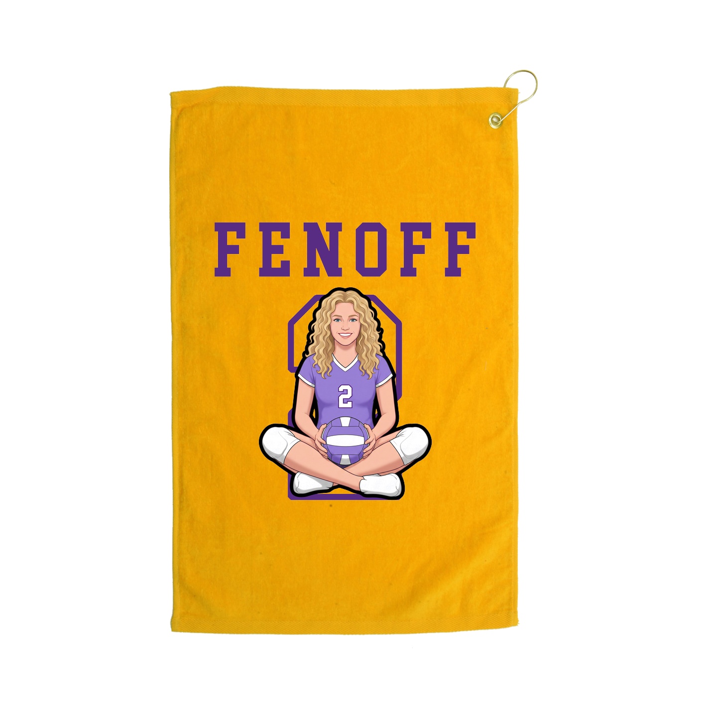 Golf Towel — Shirsey in Gold