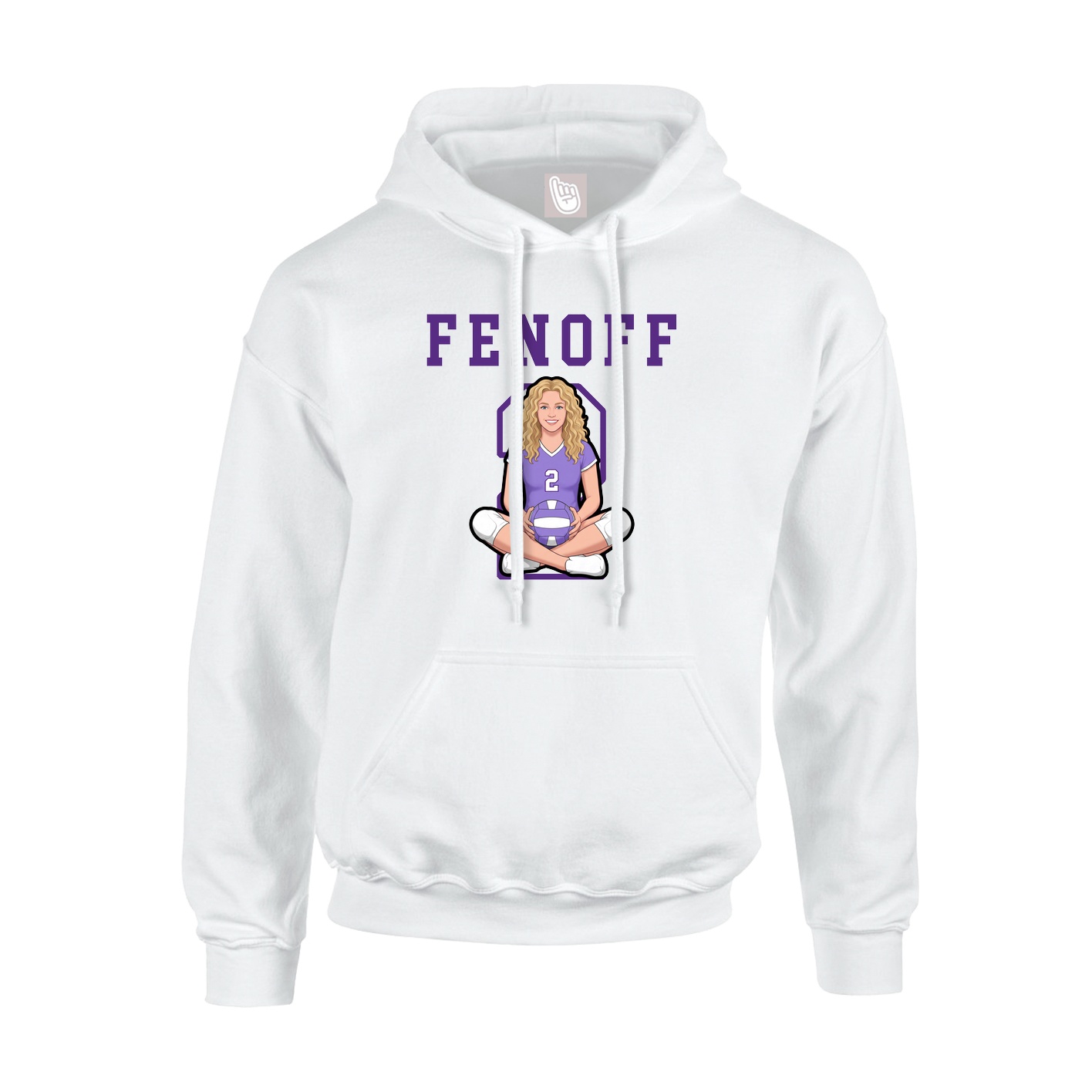 Youth Hoodie — Shirsey in White