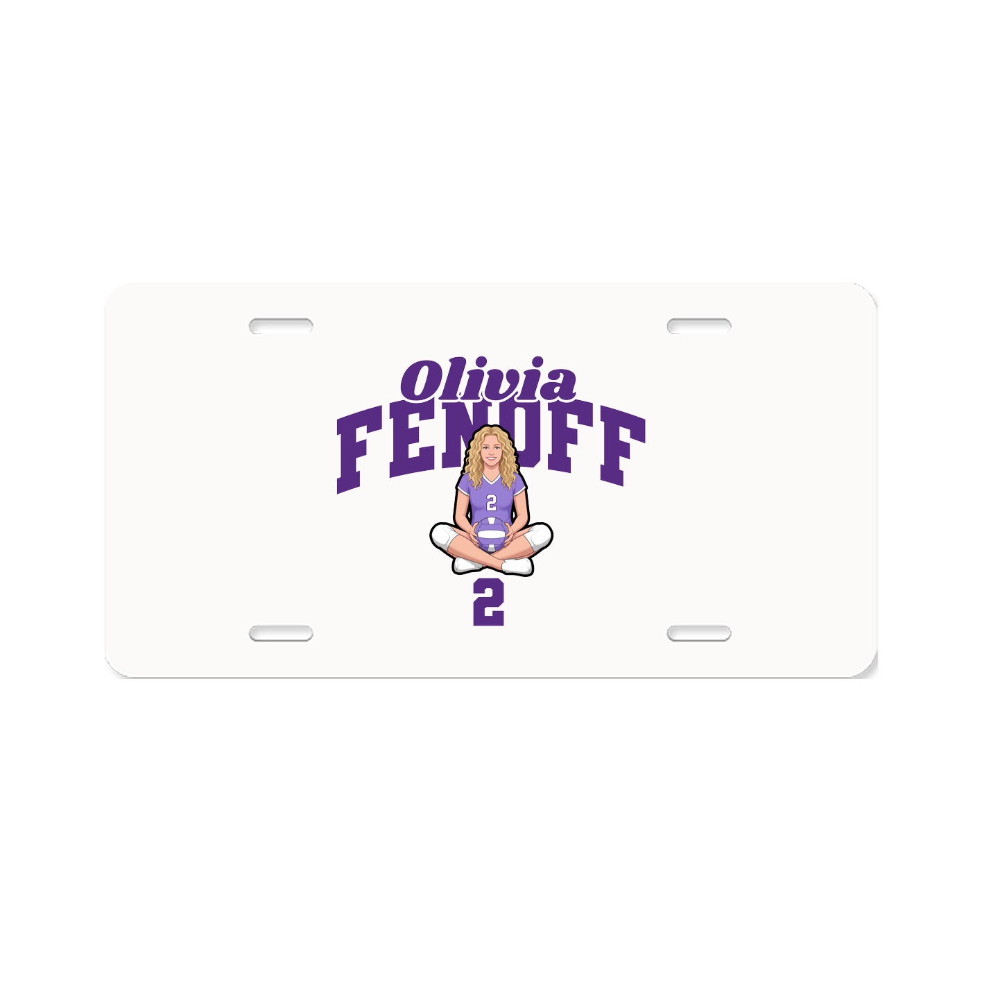 License Plate — Signature Arch in Classic