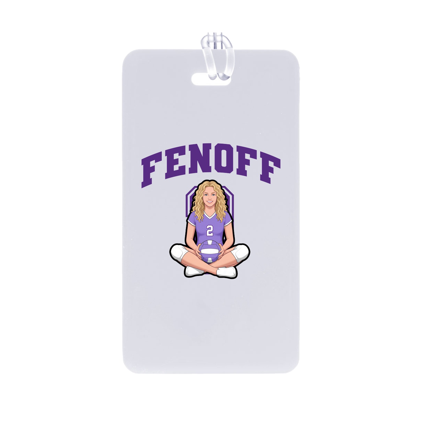 Bag Tag — Number in Classic