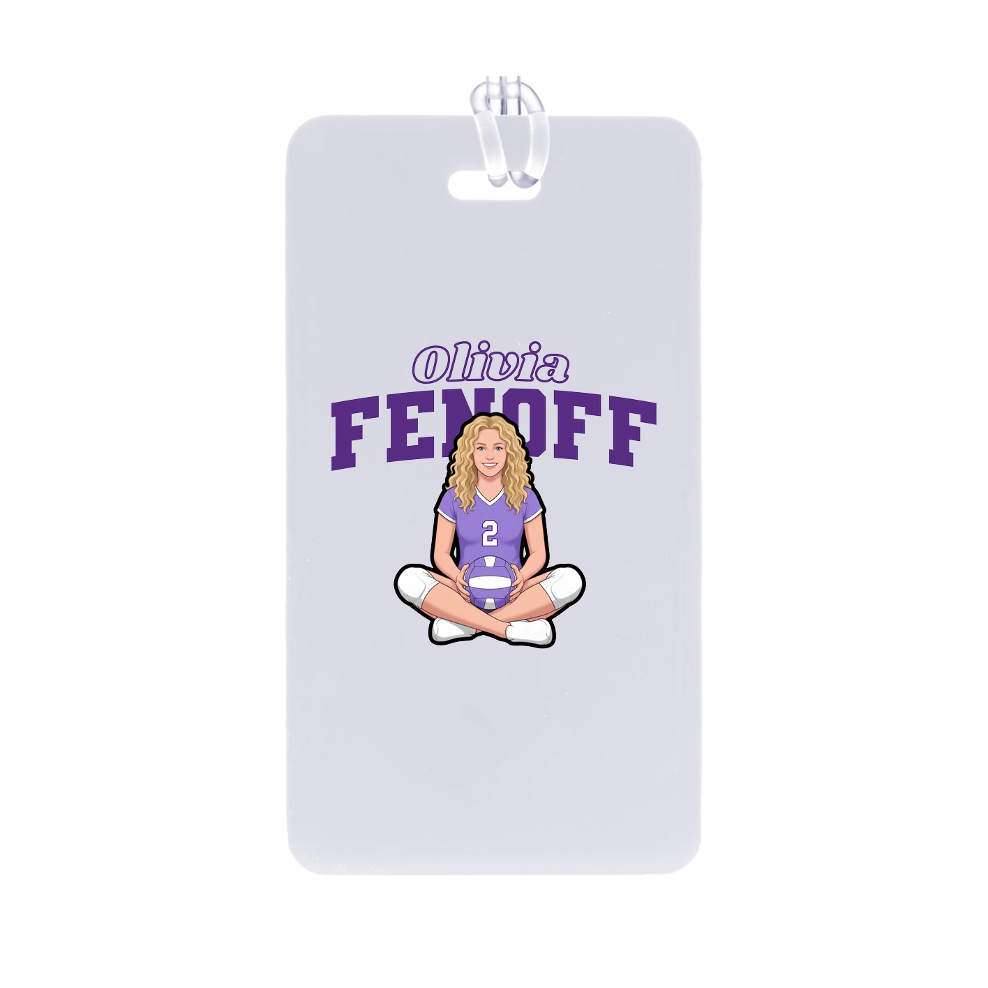 Bag Tag — Name Arch in Classic