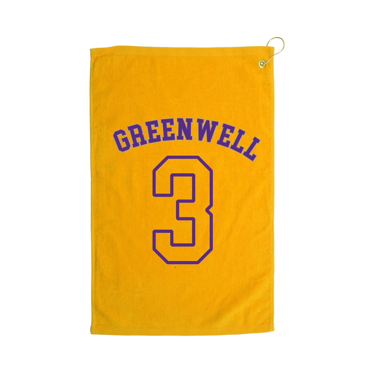 Golf Towel — Shirsey Arch in Gold