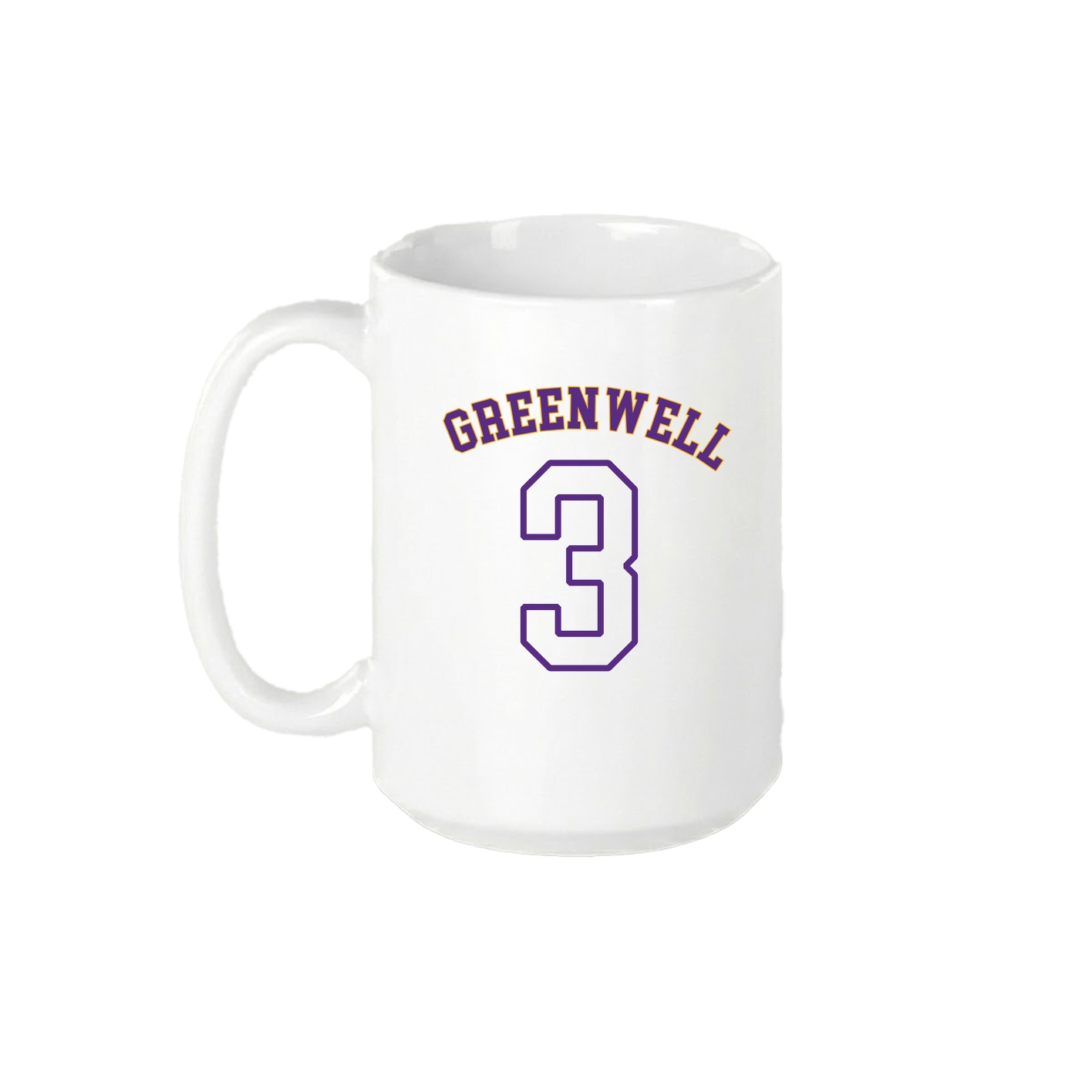 15oz Coffee Mug — Shirsey Arch in White
