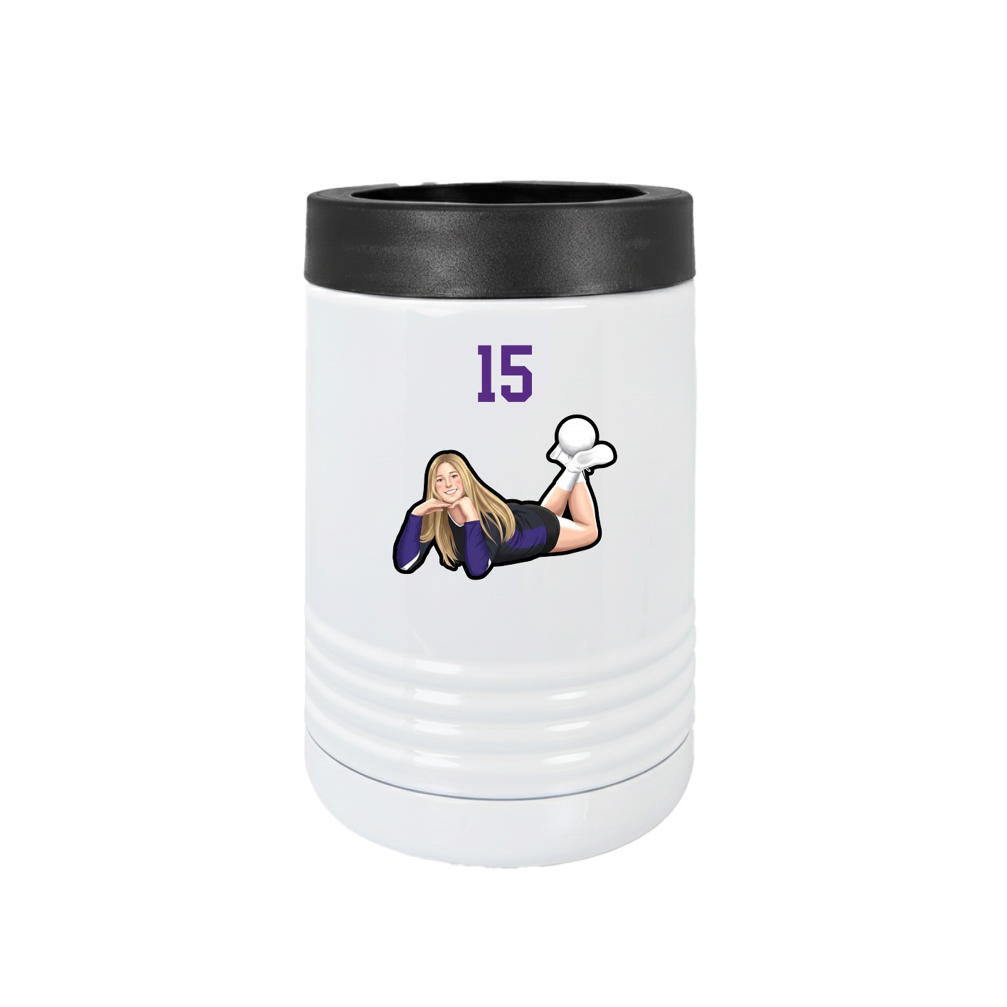 Beverage Holder — Number Top in White