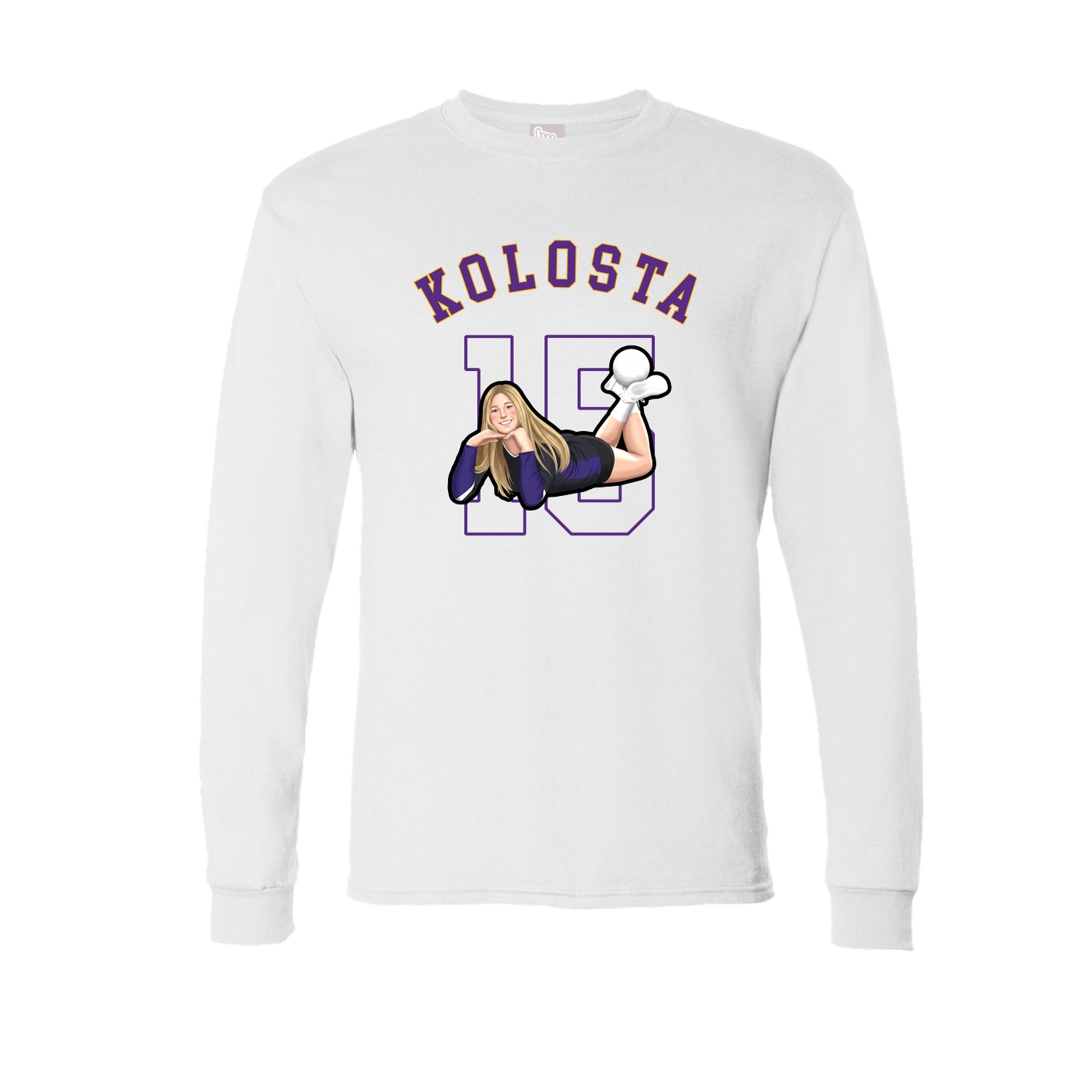 Long Sleeve Tee — Shirsey Arch in White