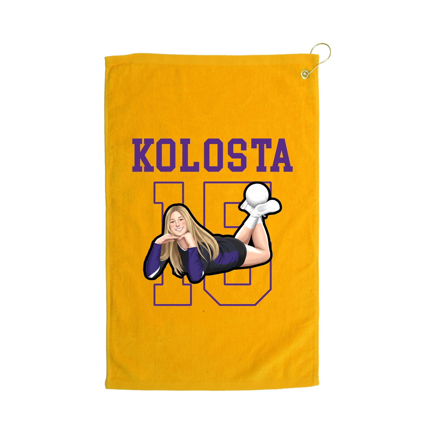 Golf Towel — Shirsey in Gold