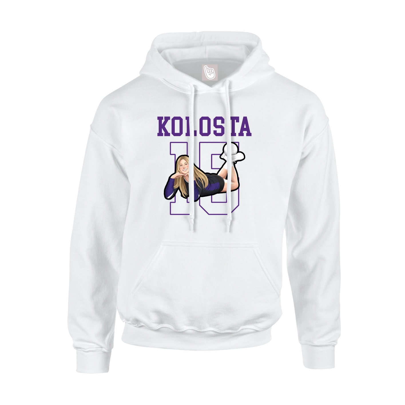 Youth Hoodie — Shirsey in White