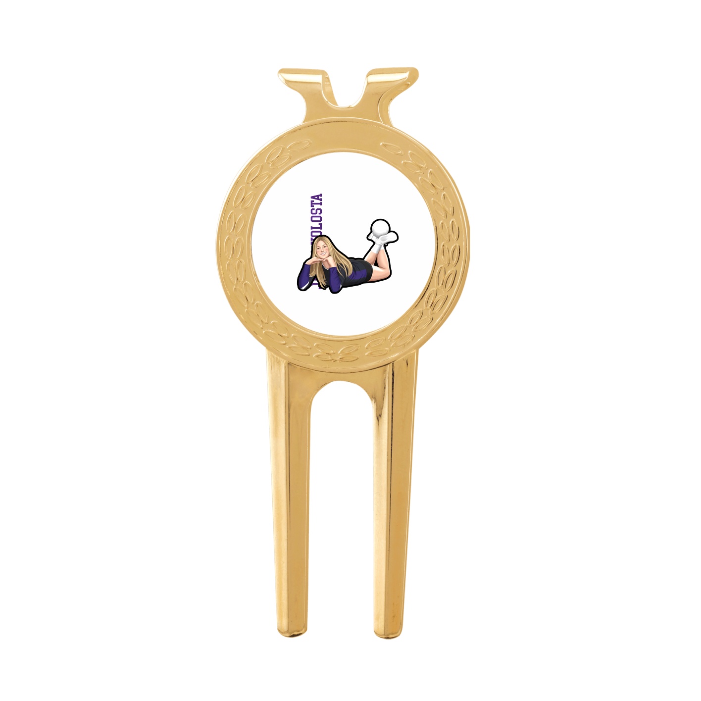 Divot Tool with Ball Marker — Name Vertical in Classic