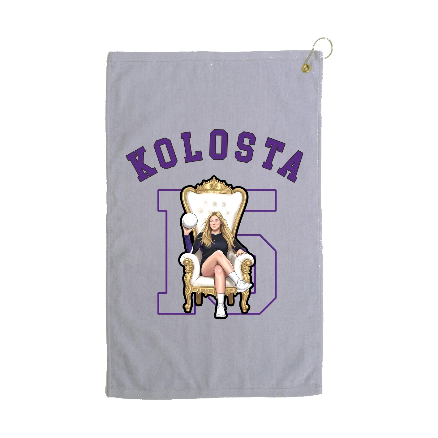 Golf Towel — Shirsey Arch in Grey