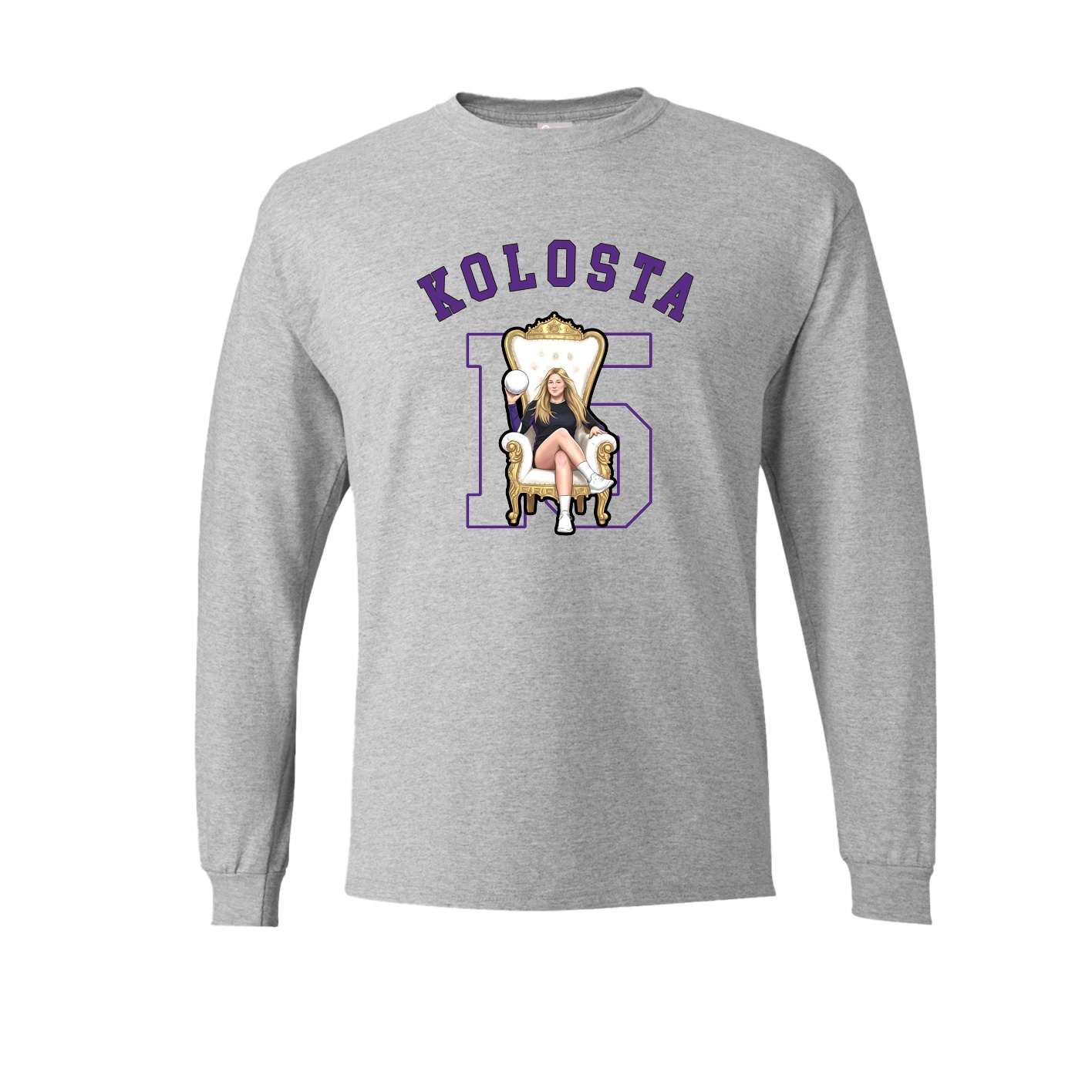Long Sleeve Tee — Shirsey Arch in Grey