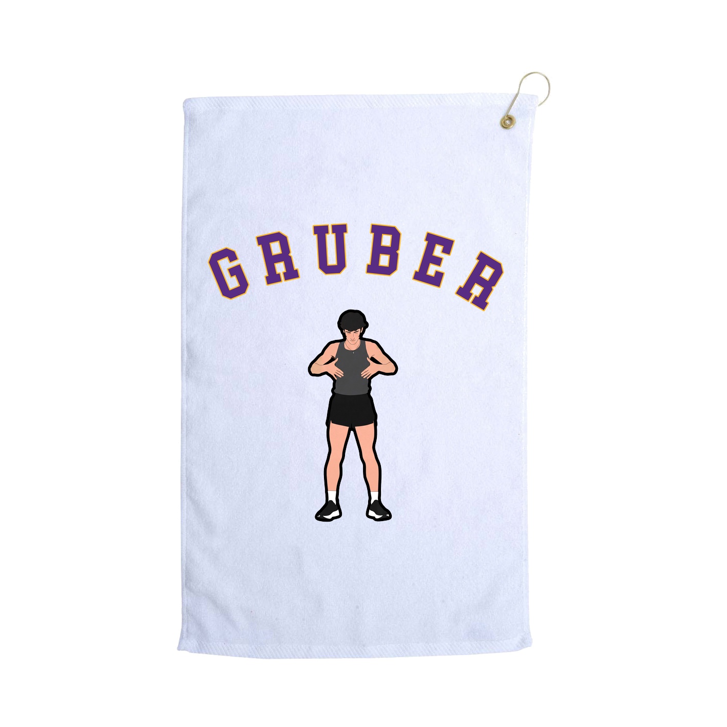 Golf Towel — Shirsey Arch in White
