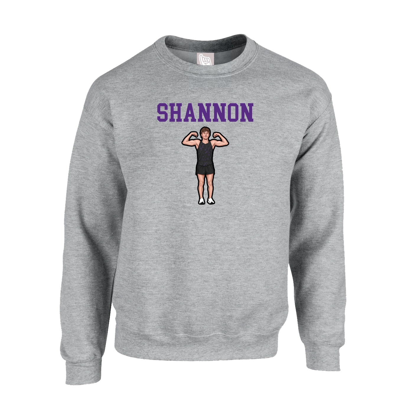 Fleece Crew — Shirsey in Grey