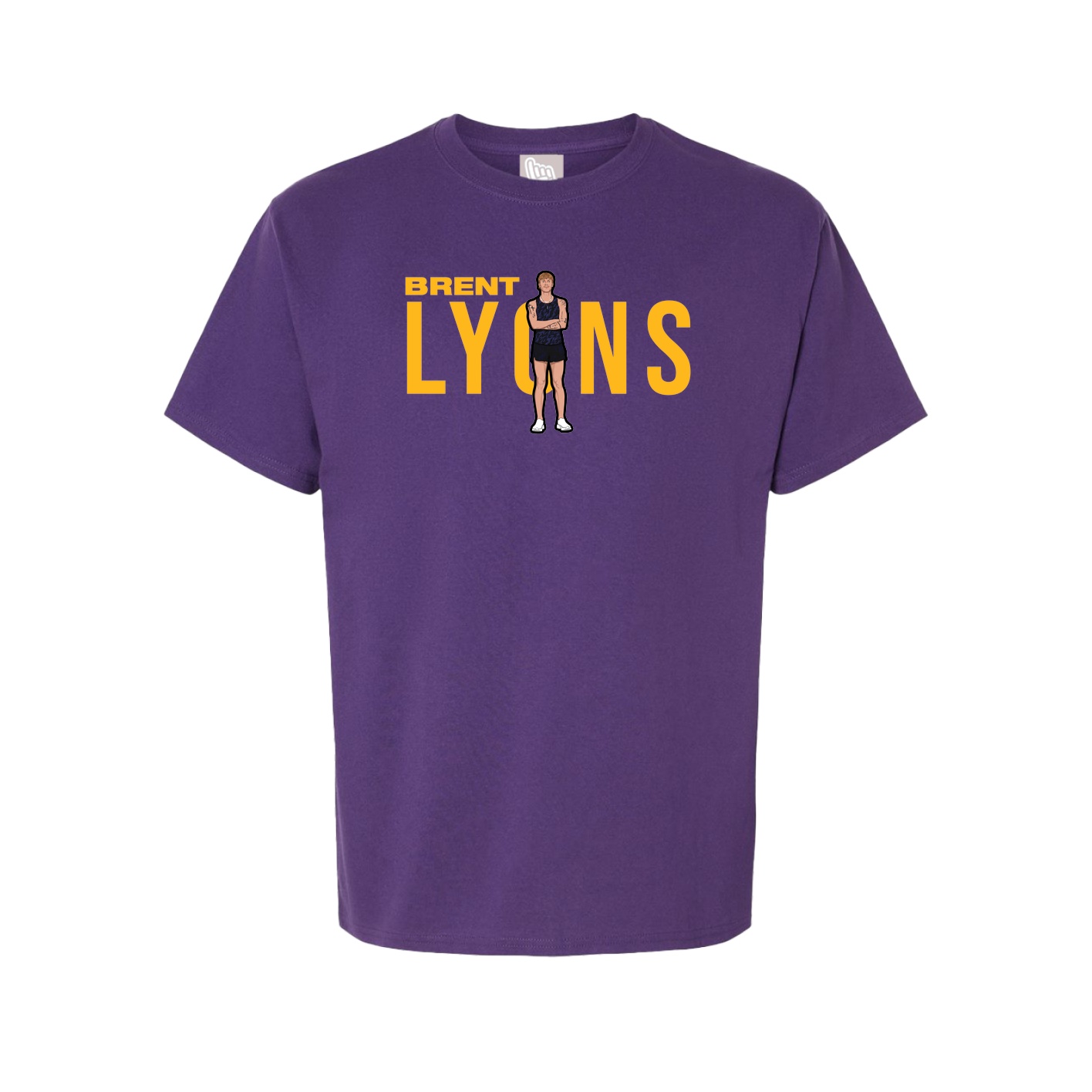 Youth Tee — Player Name in Purple