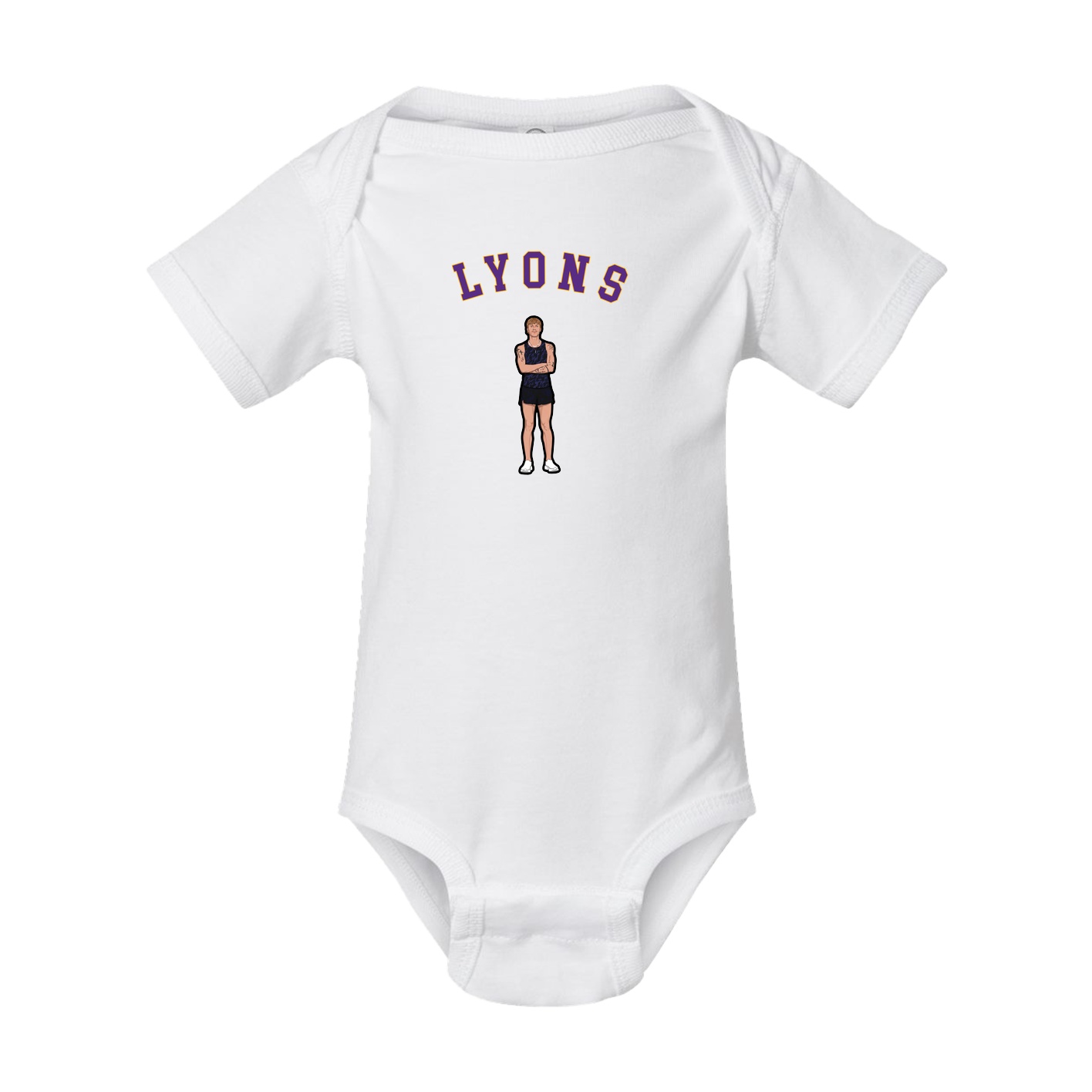 Baby Onesie — Shirsey Arch in White