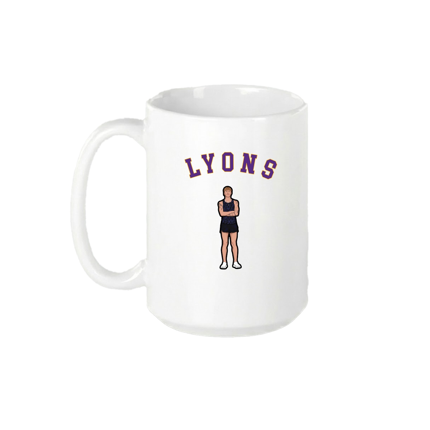 15oz Coffee Mug — Shirsey Arch in White