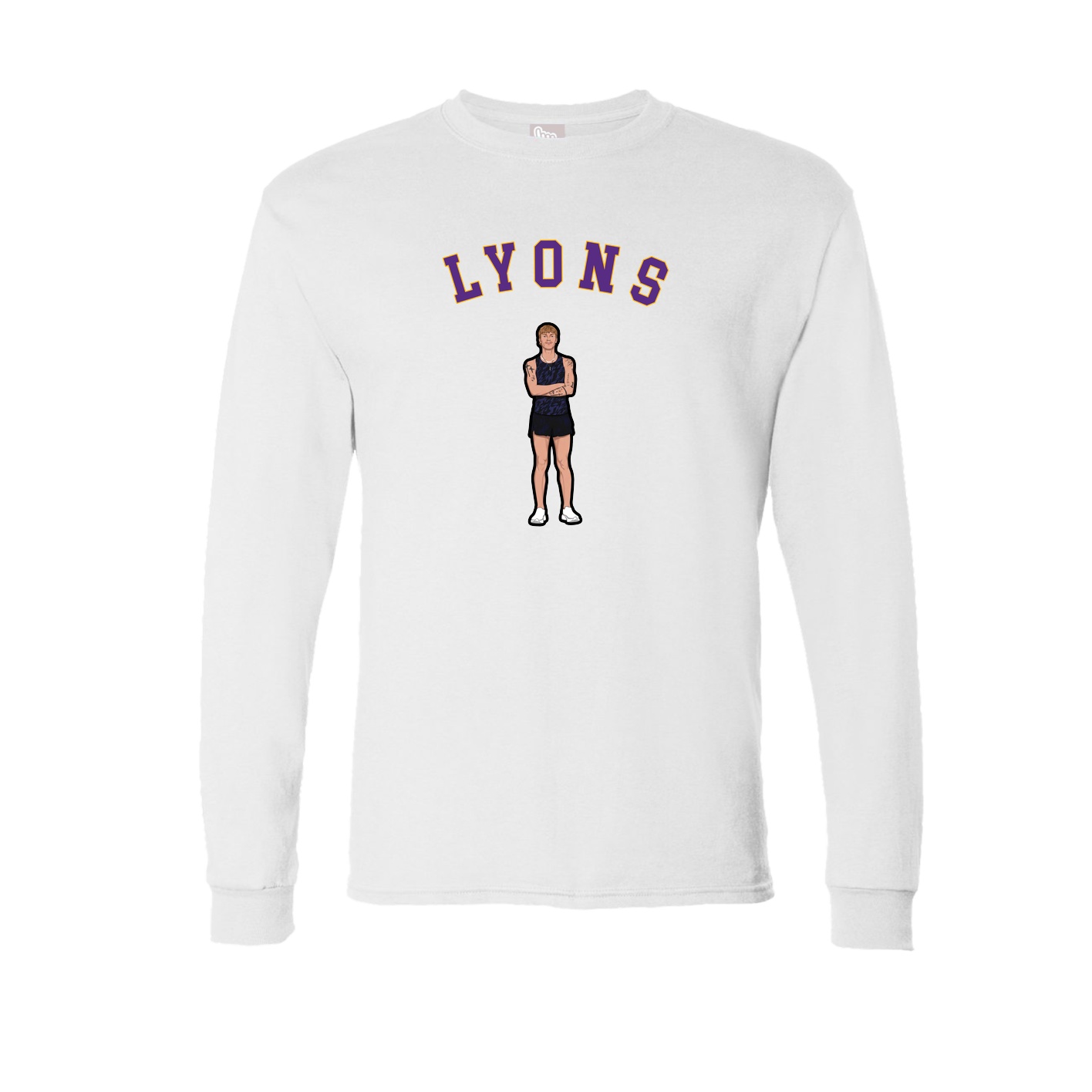 Long Sleeve Tee — Shirsey Arch in White