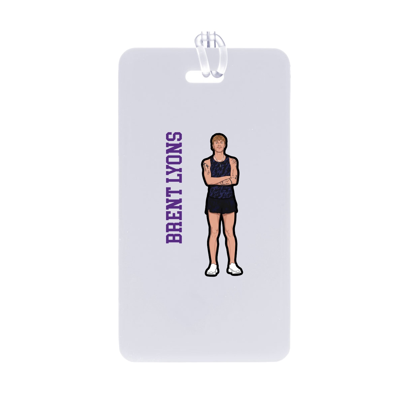 Bag Tag — Name Vertical in Classic