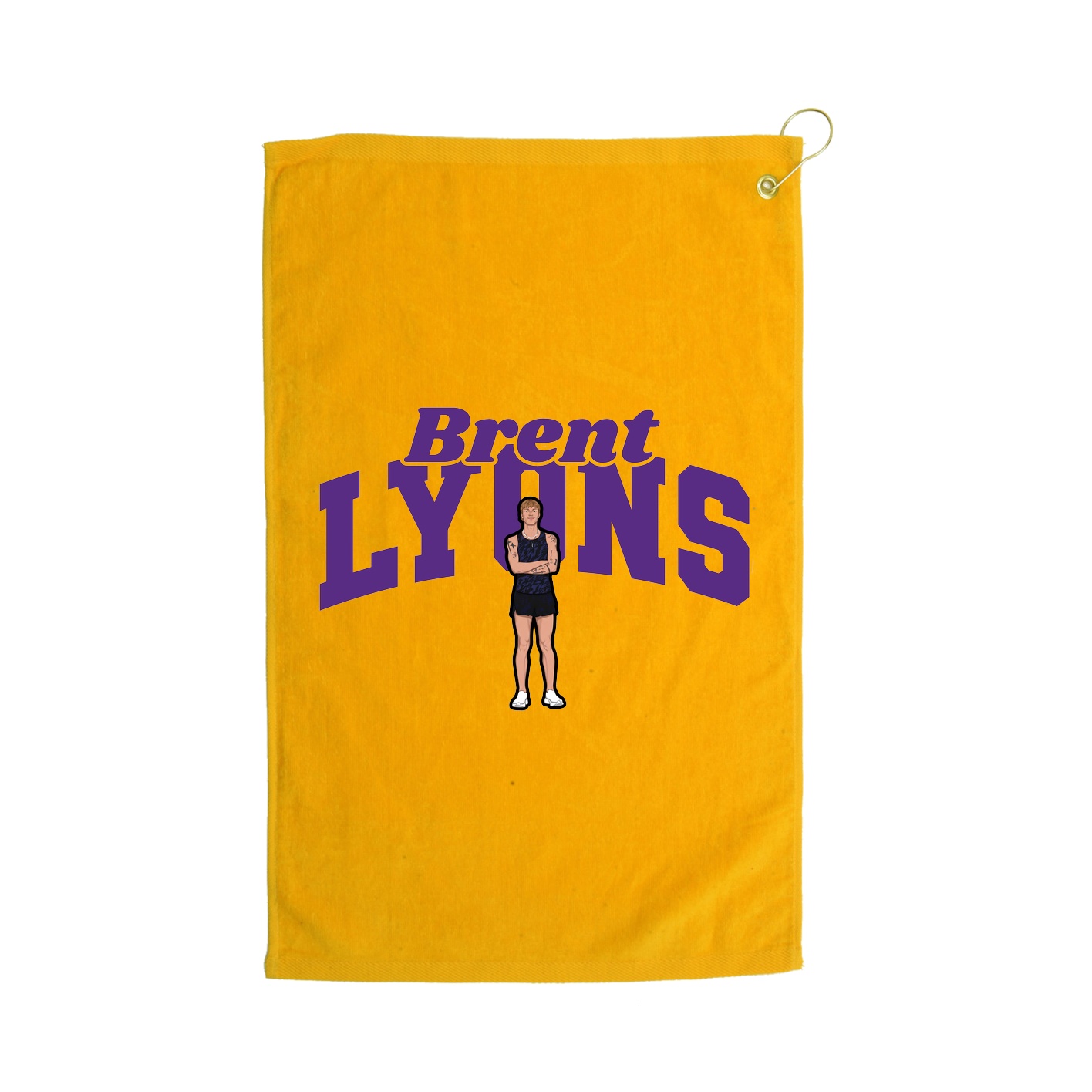 Golf Towel — Signature Arch in Gold