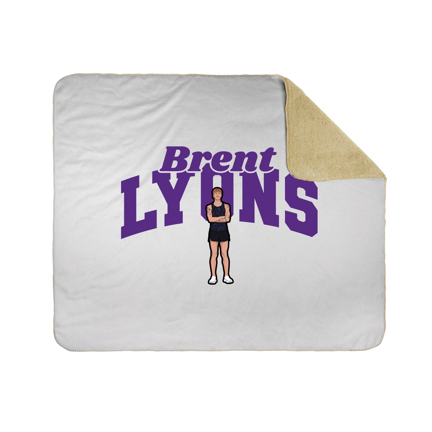Throw Blanket — Signature Arch in White