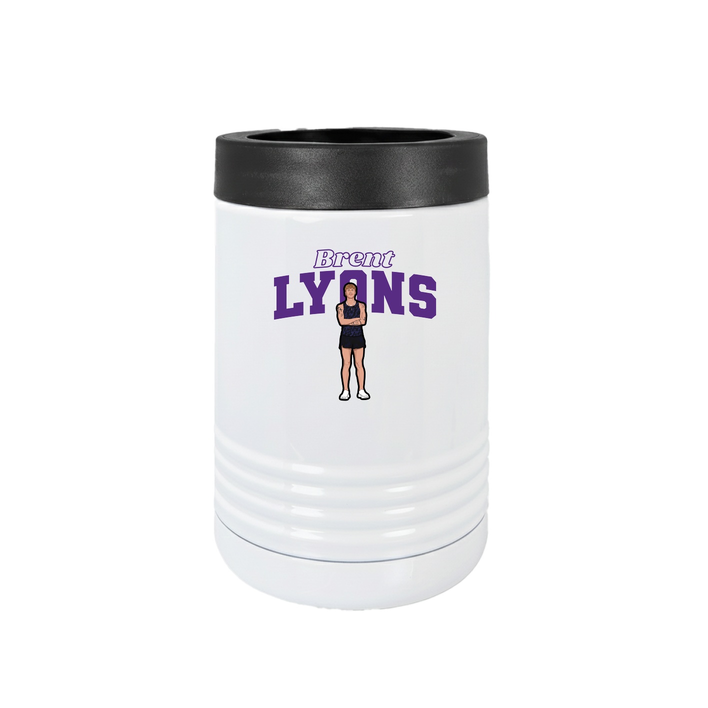 Beverage Holder — Name Arch in White