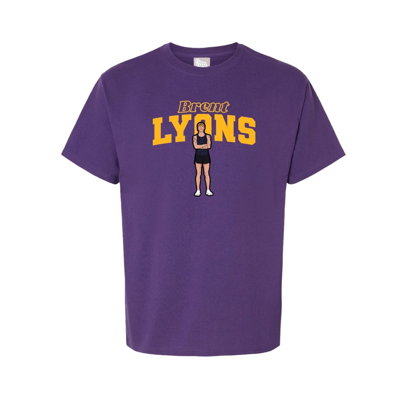 Tee — Name Arch in Purple