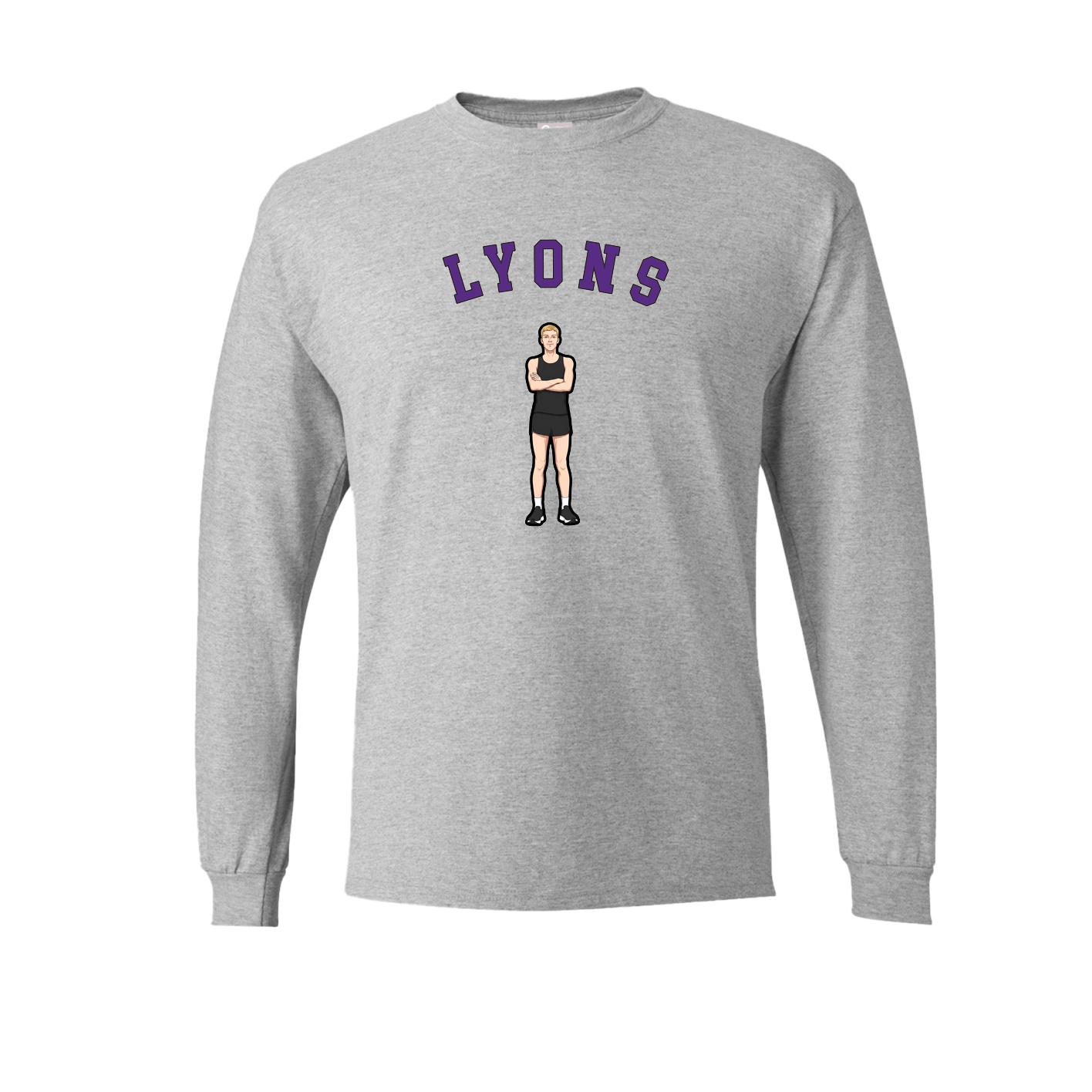 Long Sleeve Tee — Shirsey Arch in Grey