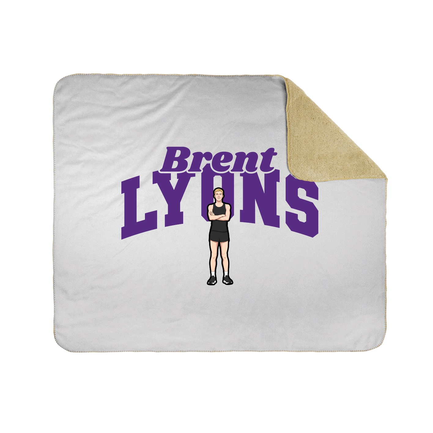 Throw Blanket — Signature Arch in White
