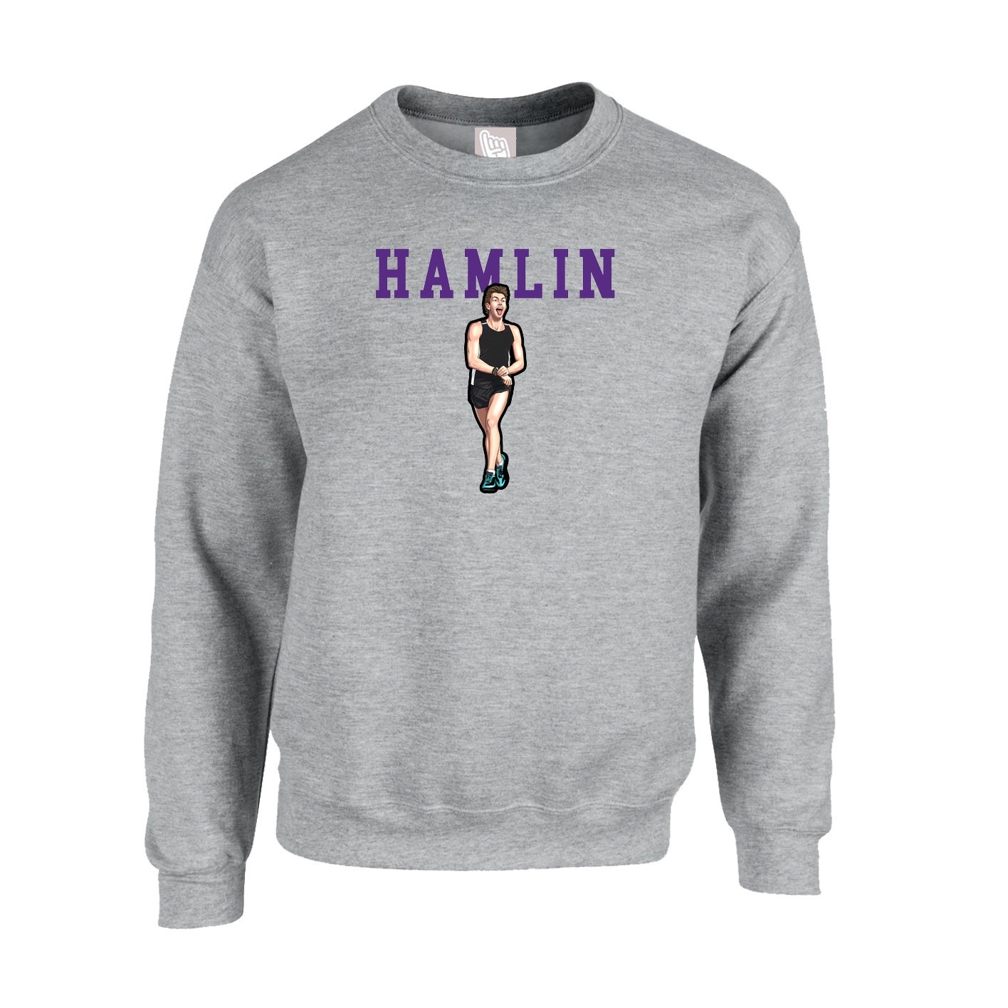 Fleece Crew — Shirsey in Grey
