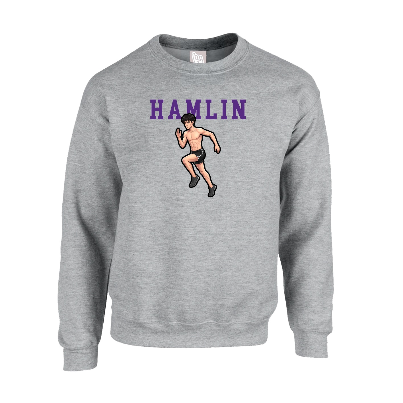 Fleece Crew — Shirsey in Grey