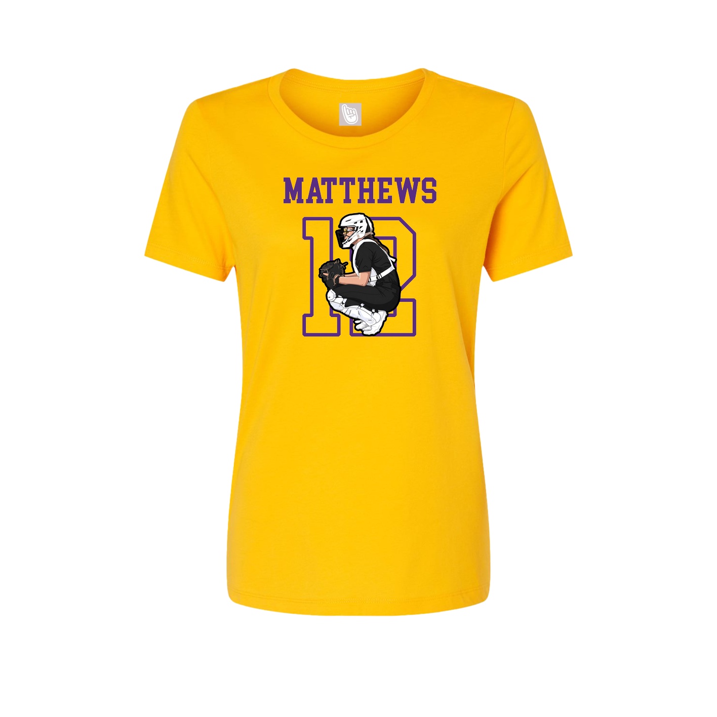 Fitted Women's Tee — Shirsey in Gold