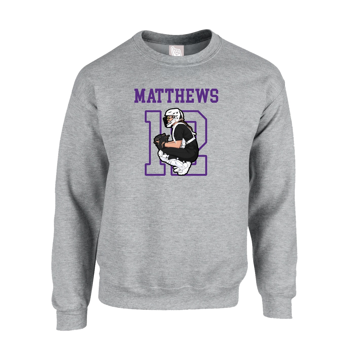 Fleece Crew — Shirsey in Grey