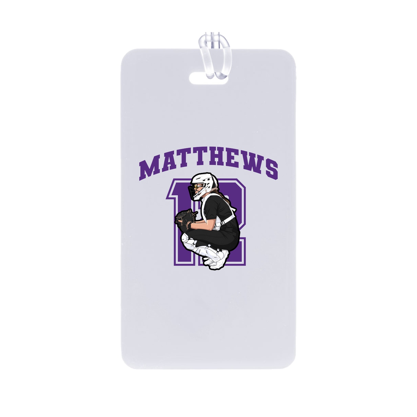 Bag Tag — Number in Classic