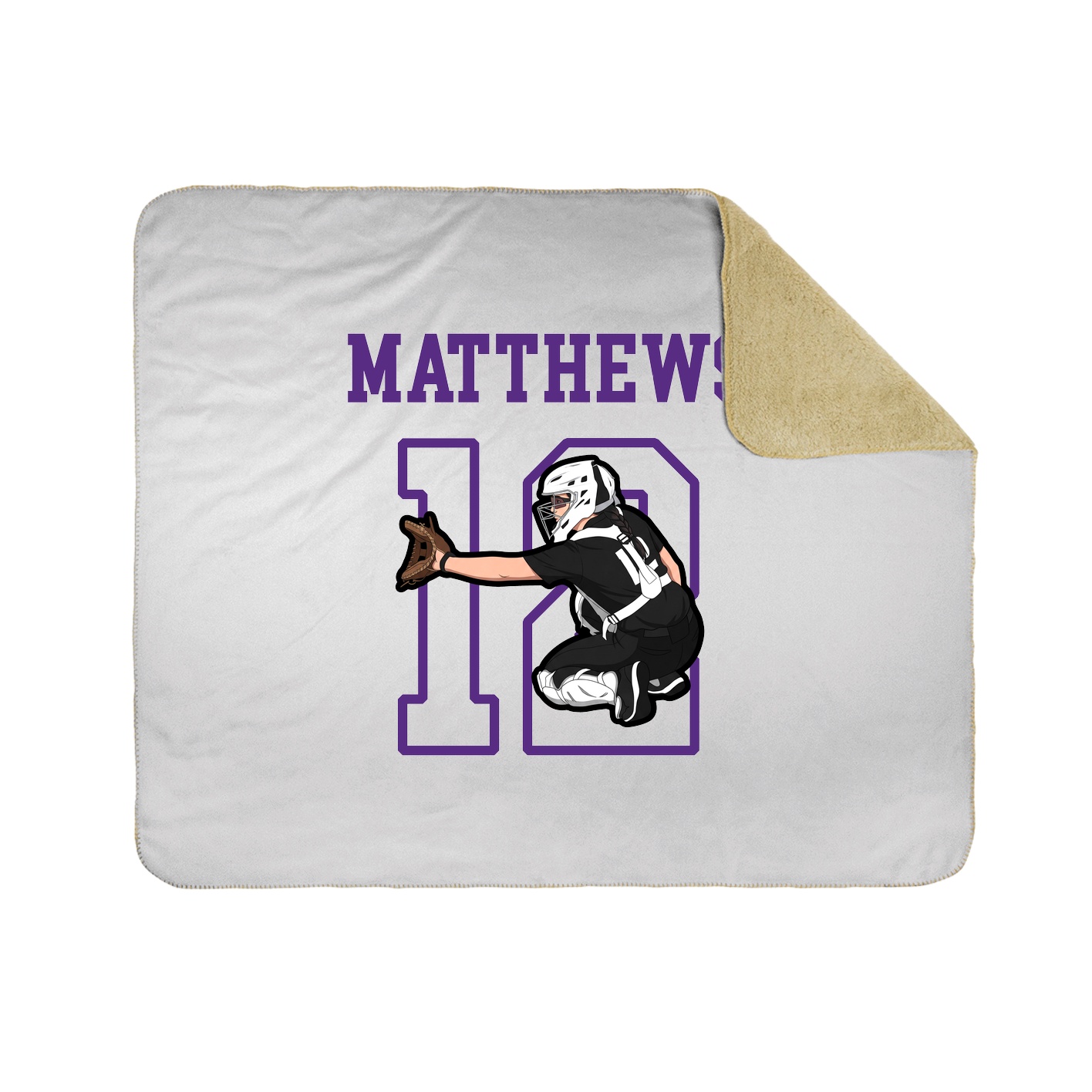 Throw Blanket — Shirsey in White