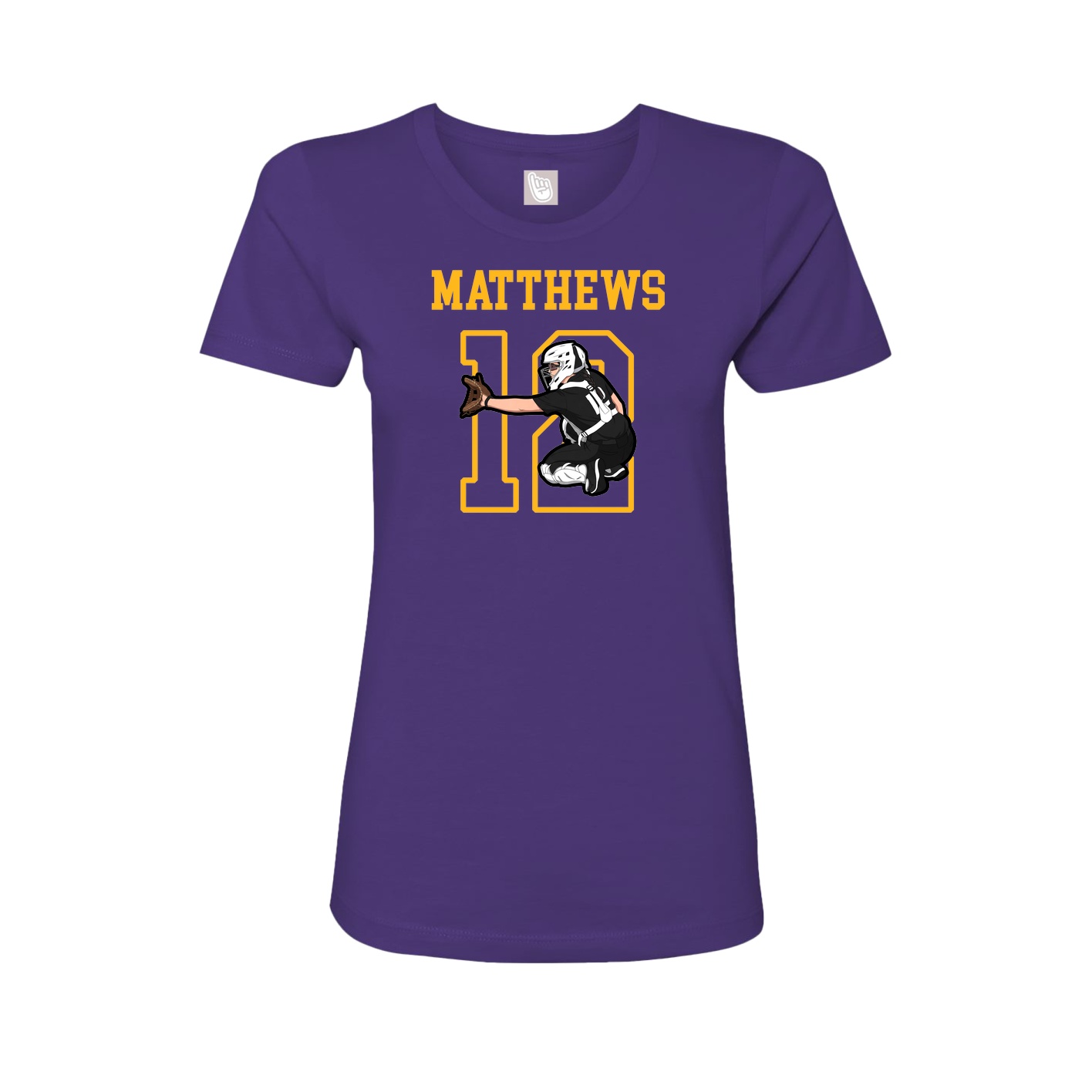 Fitted Women's Tee — Shirsey in Purple