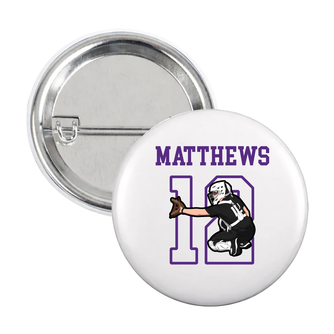 Game Day Button — Shirsey in White