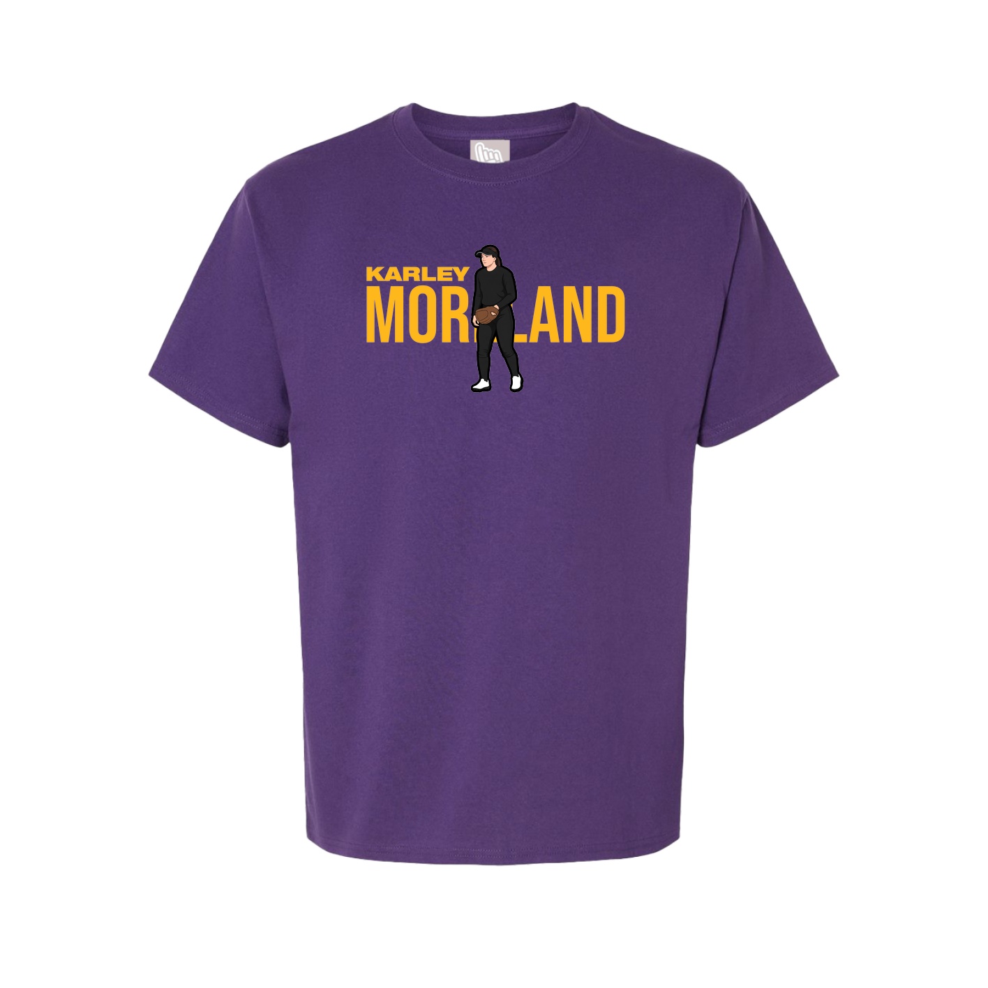 Youth Tee — Player Name in Purple