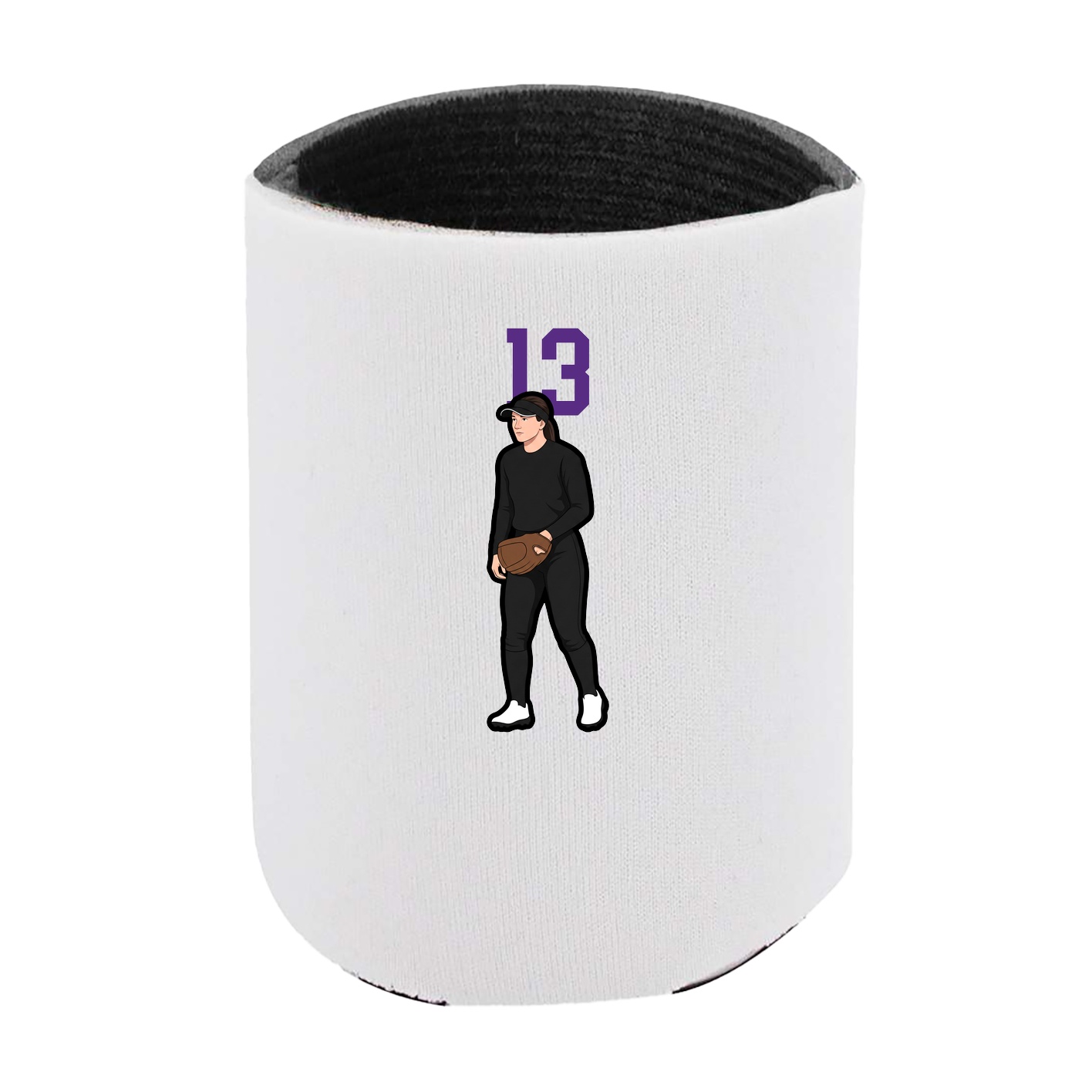 Can Holder — Number Top in White