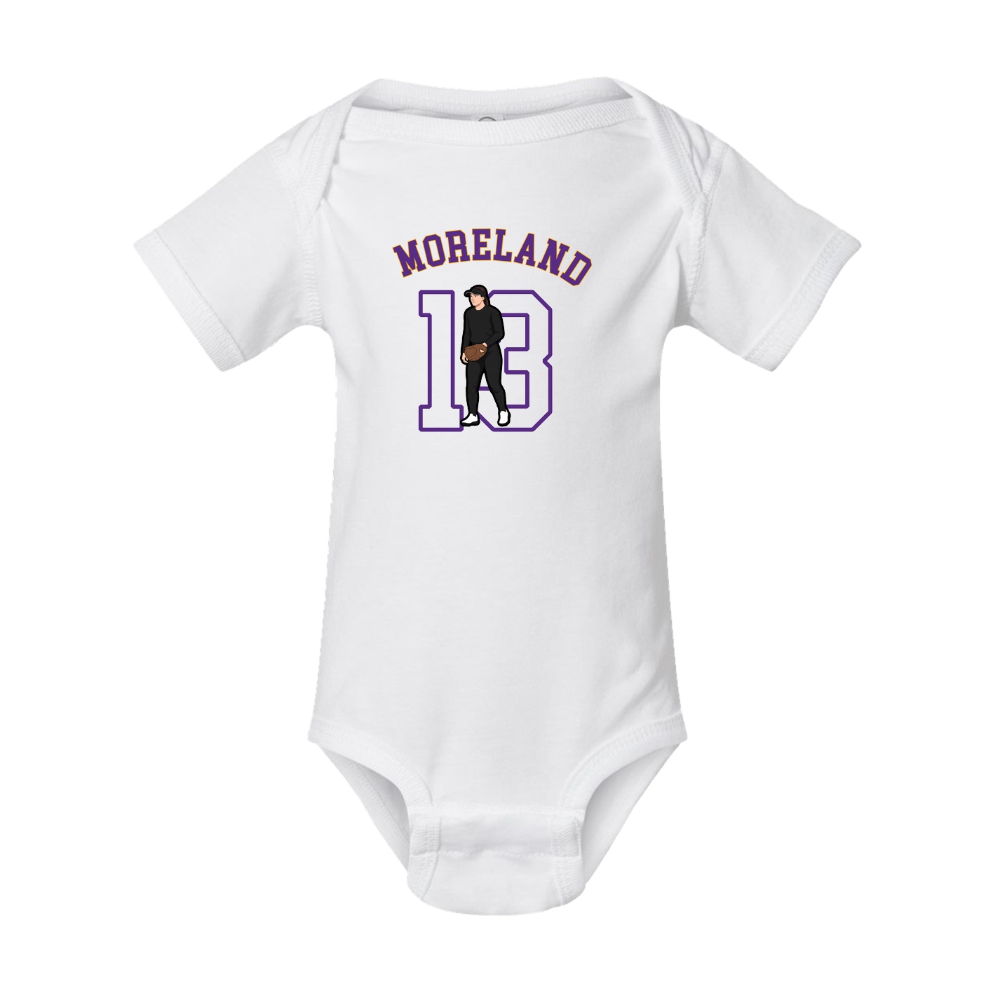 Baby Onesie — Shirsey Arch in White