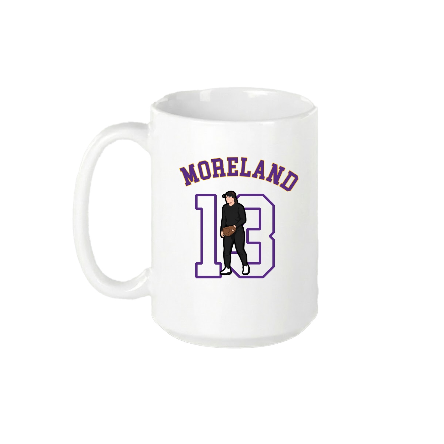 15oz Coffee Mug — Shirsey Arch in White
