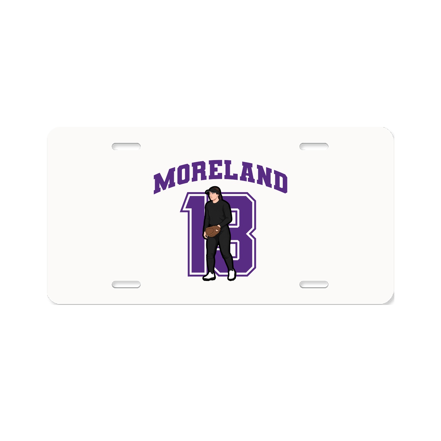 License Plate — Number in Classic