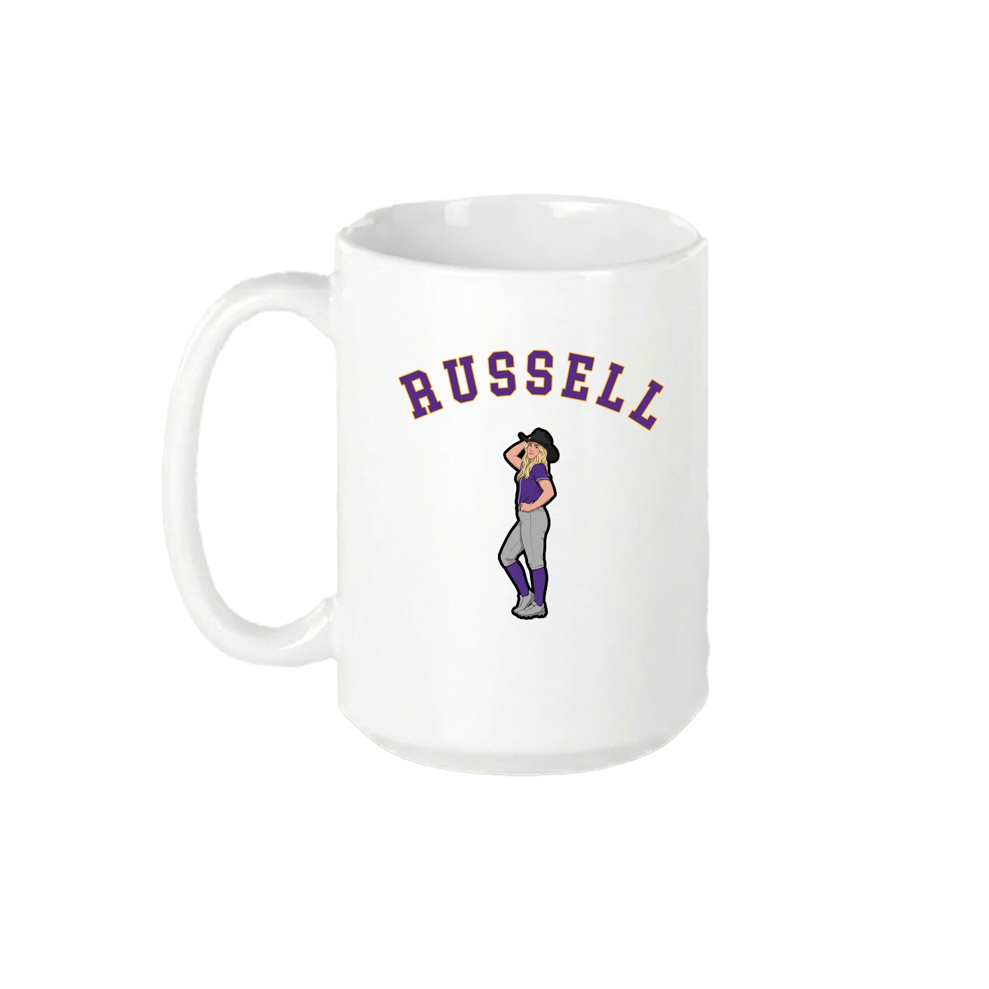 15oz Coffee Mug — Shirsey Arch in White